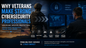 Why Veterans Make Strong Cybersecurity Professionals