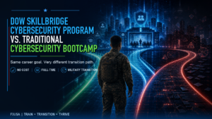 DoW SkillBridge Cybersecurity Program vs. Traditional Cybersecurity Bootcamp