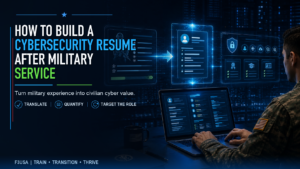 How to Build a Cybersecurity Resume After Military Service