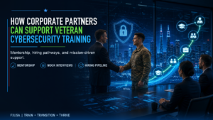 How Corporate Partners Can Support Veteran Cybersecurity Training